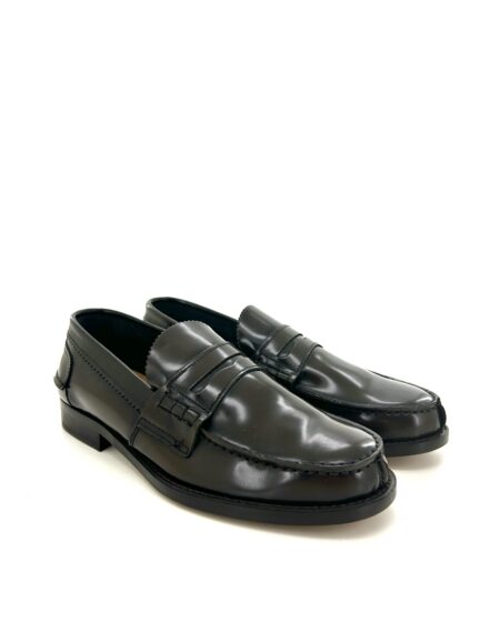 Saxone mocassino donna pelle marrone,polish binder