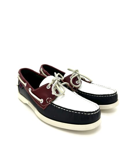 Sebago docksides, allacciata multicolor