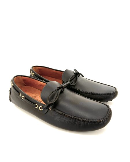 Car Shoe, mocassini con gommini, in pelle testa di moro