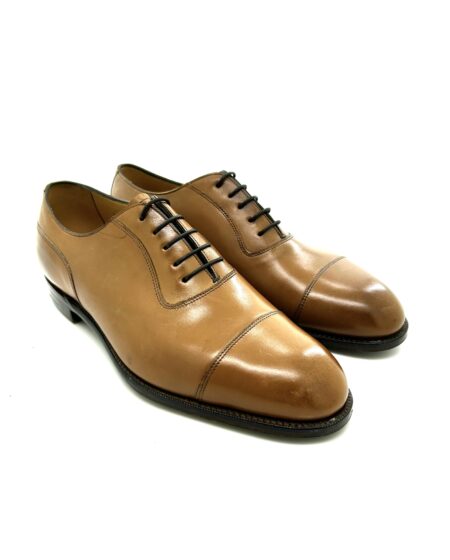 Edward Green scarpe classiche allacciate uomo, in pelle cognac
