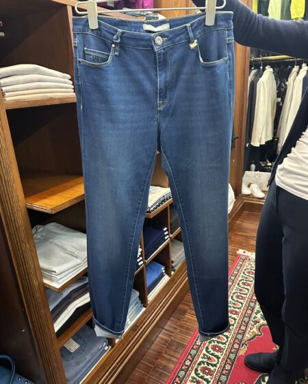 Jeans slim fit blu scuro