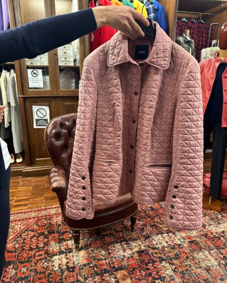 Giubbotto trapuntato rosa antico
